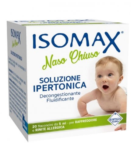 SOLUZIONE IPERTONICA ISOMAX NASO CHIUSO 20 FLACONCINI DA 5 ML