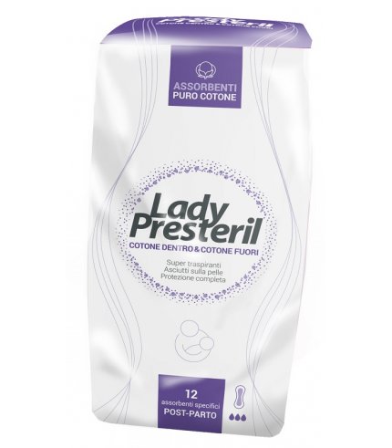 LADY PRESTERIL POSTPARTO 12PZ