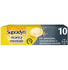 SUPRADYN RICARICA MENTALE 10 COMPRESSE