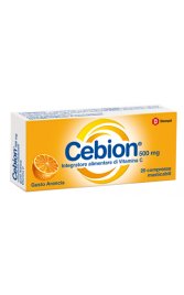 CEBION MASTICABILE ARANCIA VITAMINA C 500 MG 20 COMPRESSE