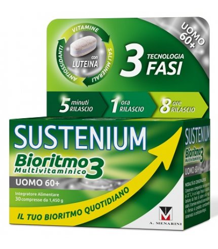 SUSTENIUM BIORITMO3 UOMO 60+ 30 COMPRESSE