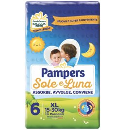 PAMPERS SOLE E LUNA XL 13 PEZZI