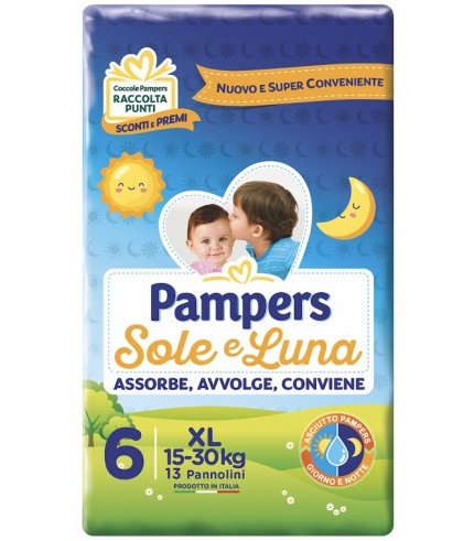 PAMPERS SOLE E LUNA XL 13 PEZZI