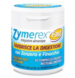 ZYMEREX FAST 30 COMPRESSE MASTICABILI CON ZENZERO E FINOCCHIO GUSTO LIMONE