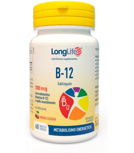 LONGLIFE B12 1000MCG 60CPR