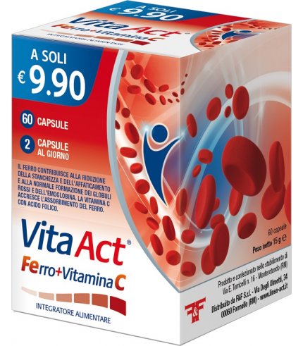 VITA ACT FERRO+VIT C 60CPS