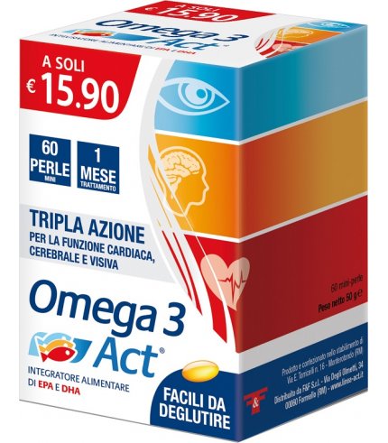 OMEGA 3 ACT 60PRL 540MG