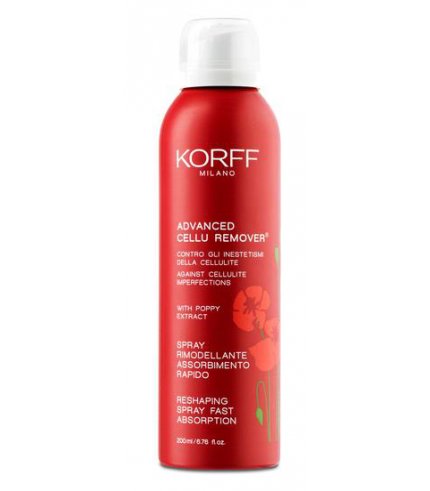 KORFF ADVANCED CELLU REMOVER SPRAY RIMODELLANTE ASSORBIMENTORAPIDO 200 ML