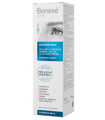 SOLUZIONE UNICA BENEXE' PULIZIA LENTI A CONTATTO 500 ML