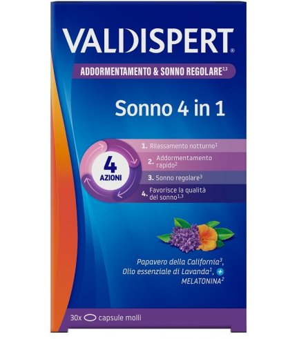 VALDISPERT NOTTE 4 IN 1 30 CAPSULE MOLLI