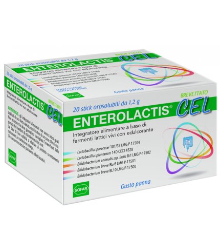 ENTEROLACTIS CEL 20STICK OROS