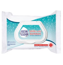 DISINFETTANTE FRESH&CLEAN SALVIETTINE 20 PEZZI