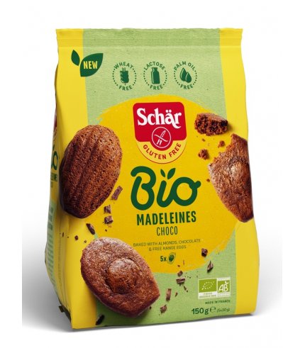 SCHAR BIO MADELEINES CHOCO 5PZ