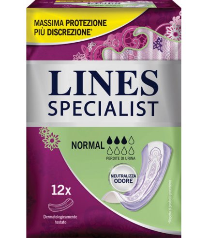 LINES SPECIALIST PANNOLONE NORMAL FARMA 12 PEZZI