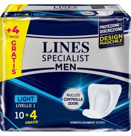 PANNOLONI LINES SPECIALIST MEN LIVELLO 1 14 PEZZI