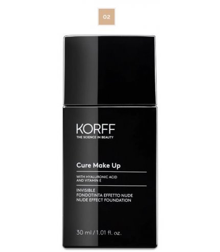 KORFF CURE MAKE UP FONDOTINTA INVISIBLE EFFETTO NUDE 02