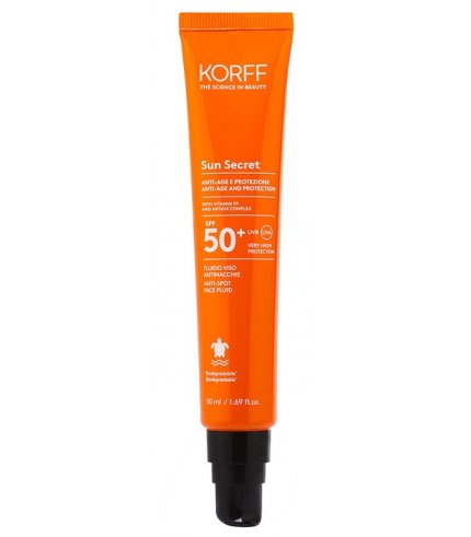 KORFF SUN SECRET FLUIDO VISO ANTIMACCHIE SPF50+ 50 ML