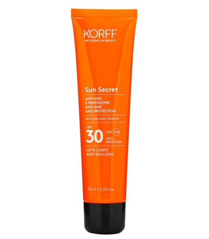 KORFF SUN SECRET FLUID LOTION PROTECTIVE ANTI AGE SPF30 100ML