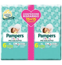 PAMPERS BABY DRYDUO DWCT XLX30