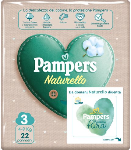 PAMPERS NATUR MIDI CP 22PZ