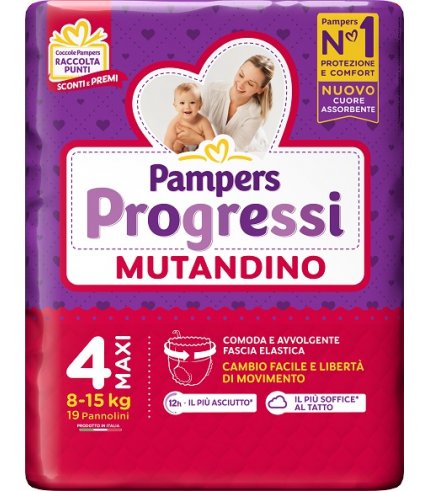 PAMPERS PROG MUT CP TG4 M 19PZ