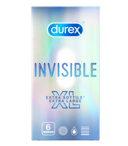 DUREX INVISIBLE XL 6PZ