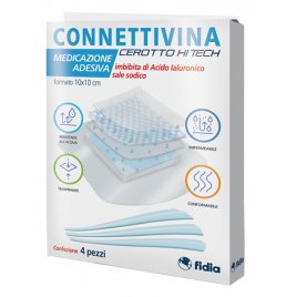 CEROTTO CONNETTIVINA HITECH 10 X 10 CM 4 PEZZI