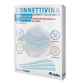 CEROTTO CONNETTIVINA HITECH 6 X 7 CM 5 PEZZI