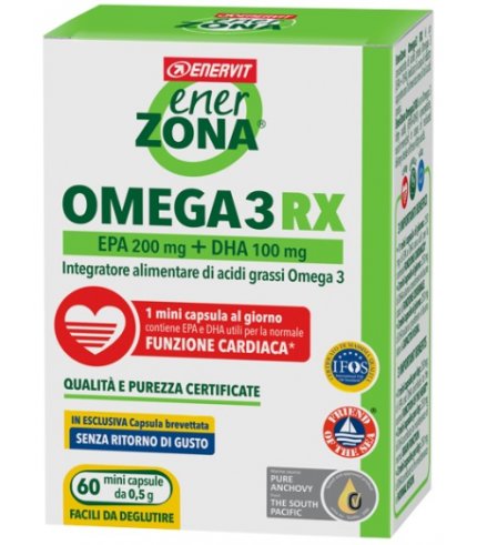 ENERZONA OMEGA 3 RX 60MINICAPS