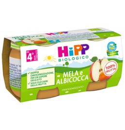 HIPP OMOG ALBICOCCA/MELA 2X80G