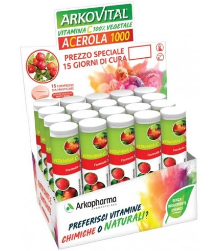 ARKOVITAL ACEROLA 1000 15CPR