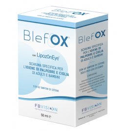 BLEFOX SCHIUMA SPECIFICA PER IGIENE PALPEBRE E CIGLIA 50 MLCON EROGATORE + 60 DISCHETTI