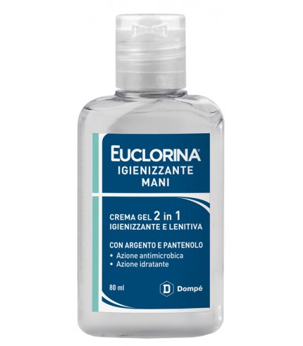 EUCLORINA IGIENIZZANTE MANI CREMA GEL 80 ML