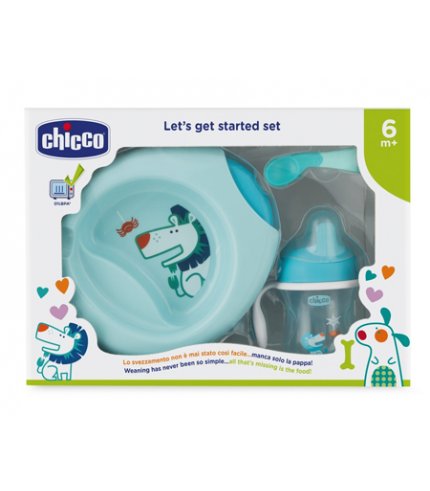 CH SET PAPPA 6M+ AZZURRO