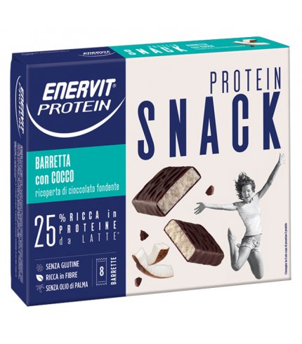 ENERVIT PROTEIN SNACK COCC8BAR