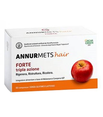 ANNURMETS HAIR FORTE TRI 60CPR