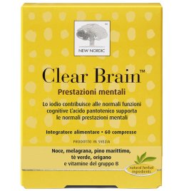 CLEAR BRAIN 60CPR