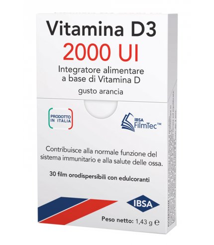 VITAMINA D3 IBSA 2000 UI 30 FILM ORALI