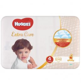 HUGGIES EXTRA CARE GR 4 38PZ