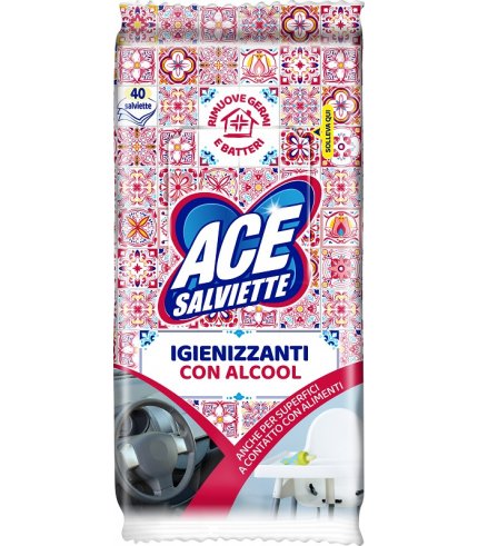 ACE SALVIETTE IGIEN ALCOOL40PZ