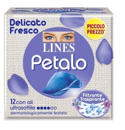 LINES PETALO BLU C/ALI 12PZ