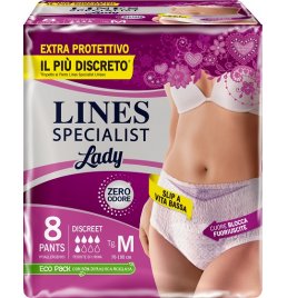 LINES SPECIALIST PANTS DISCREET M FARMA 8 PEZZI