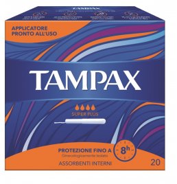 TAMPAX BLUE BOX SUPER PLUS 20 PEZZI