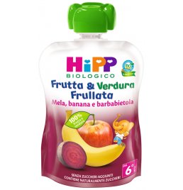 HIPP BIO FRUT&VER ME/BA/BAR90G