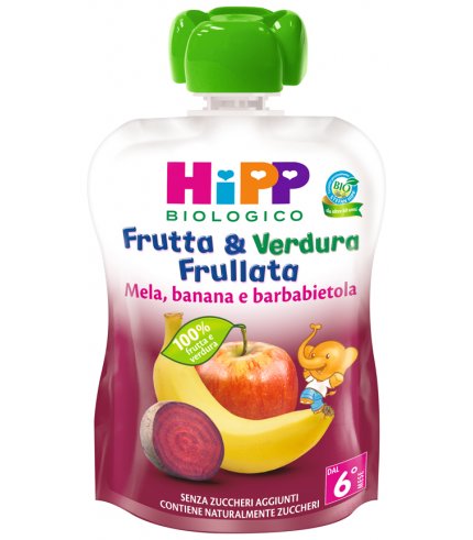 HIPP BIO FRUT&VER ME/BA/BAR90G