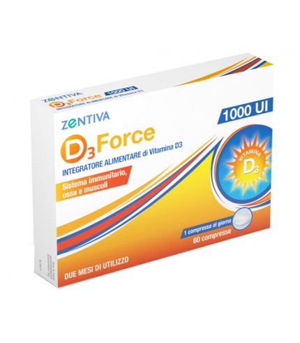 D3 FORCE ZENTIVA 1000UI 60 COMPRESSE