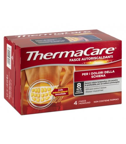 FASCIA AUTORISCALDANTE A CALORE TERAPEUTICO THERMACARE SCHIENA 4 PEZZI