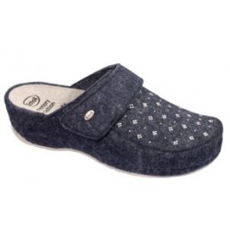 CALZATURA ALPHA TAURI WOSTRABIS-W NAVY BLUE 36 LANA + STRASSCOLLEZIONE AW20