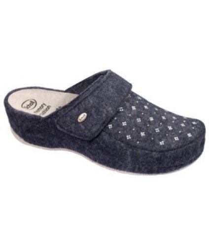 CALZATURA ALPHA TAURI WOSTRABIS-W NAVY BLUE 36 LANA + STRASSCOLLEZIONE AW20