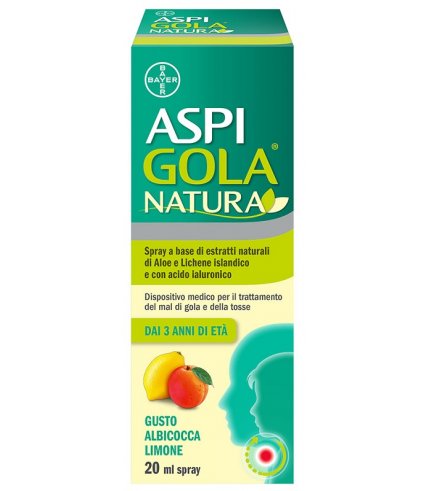 ASPI GOLA NATURA SPRAY ALBICOCCA LIMONE 20 ML